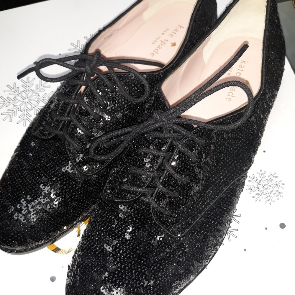 Kate Spade Sequin Shoes Size 10.